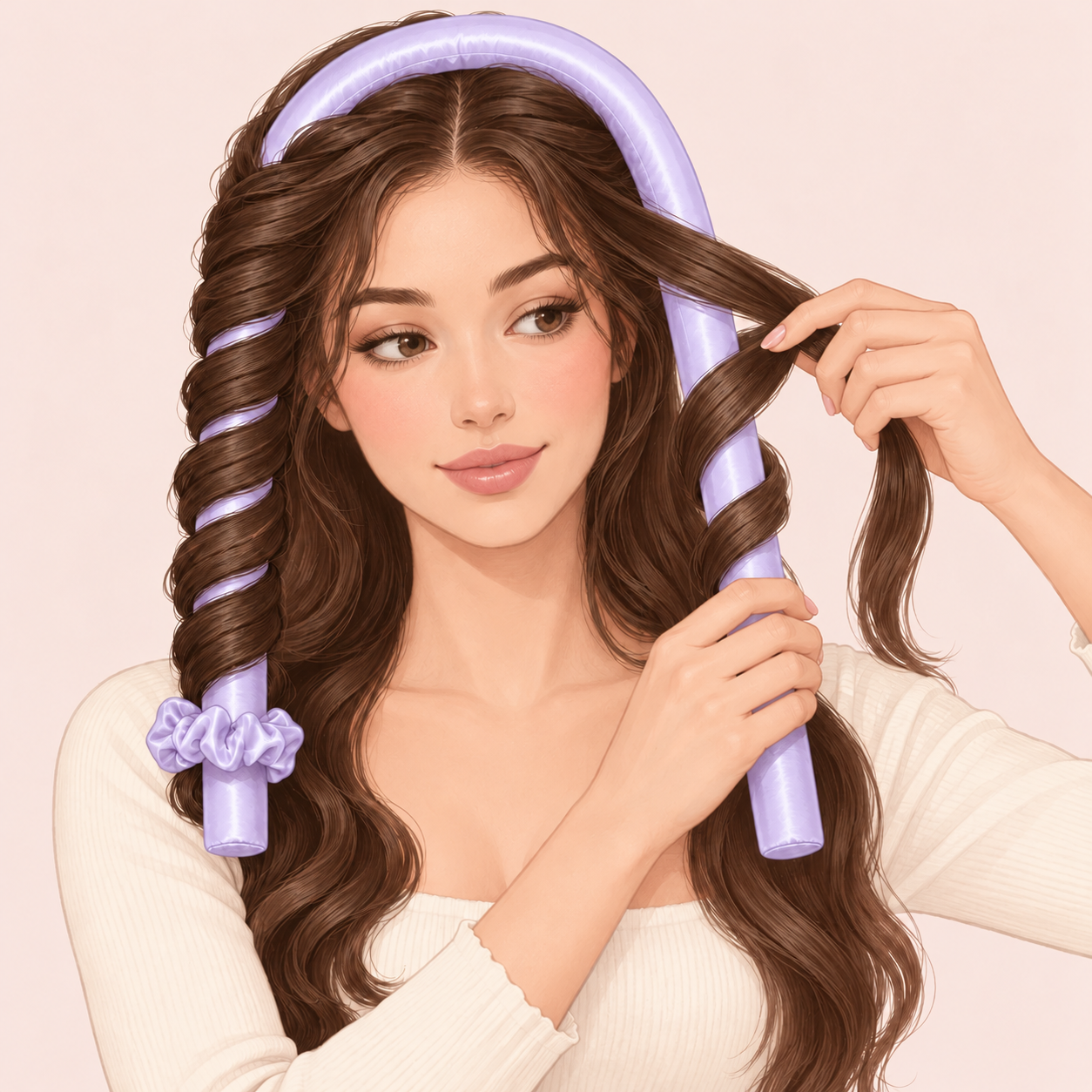 Heatless Curls: Anwendung Schritt für Schritt